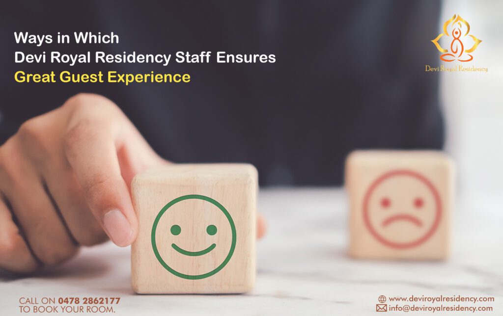 Guest experience at Devi Royal Residency blog header image.