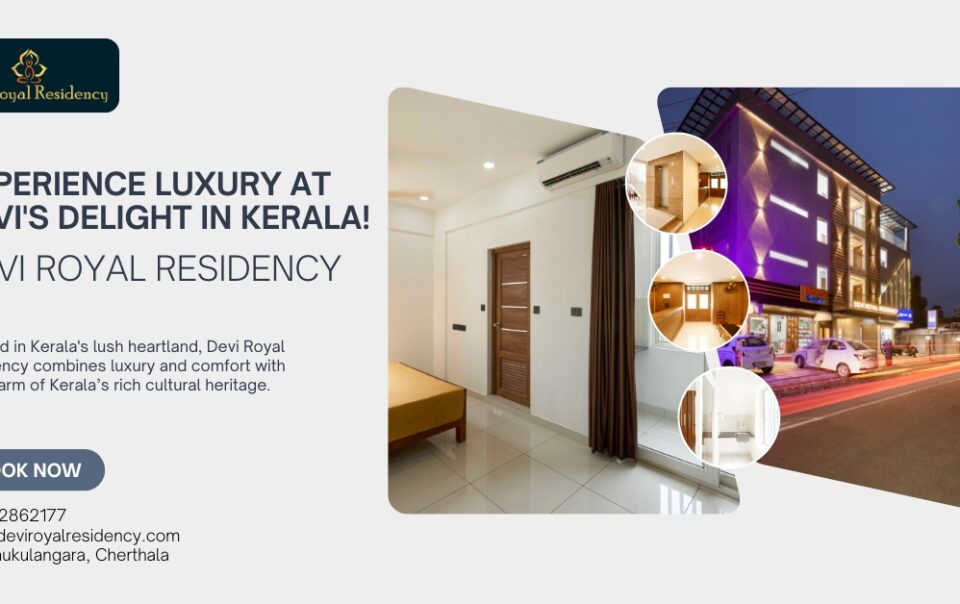 Devi Royal Residency promises a luxurious stay in Kerala. This is as comfortable as it is unforgettable in the heartland of the state.