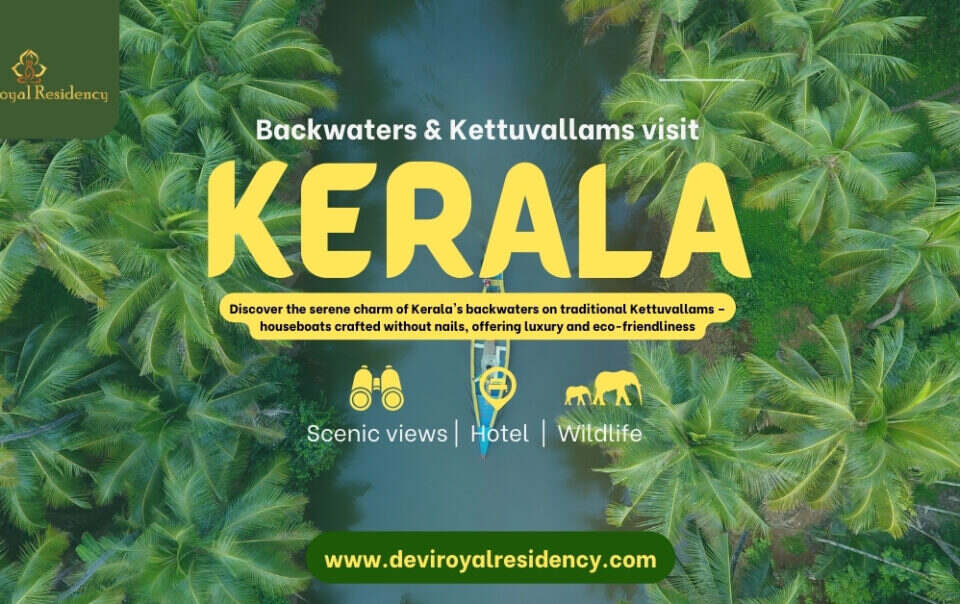 Magical experience on Kerala's backwaters in a Kettuvallam.