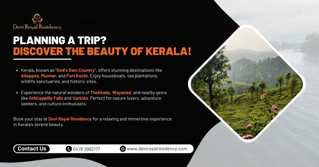 Kerala is a tropical oasis endowed with a distinctive ecosystem. Let us talk about some of the best places for trip in Kerala.