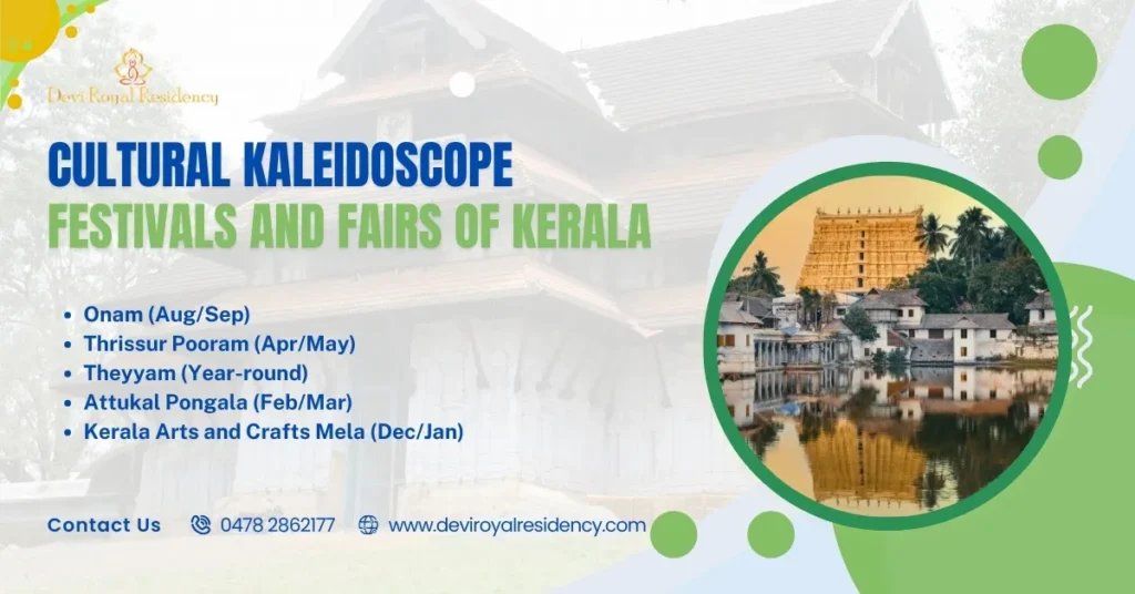 This dynamism is best observed through a vast multitude of festivals and fairs of Kerala held all year round.