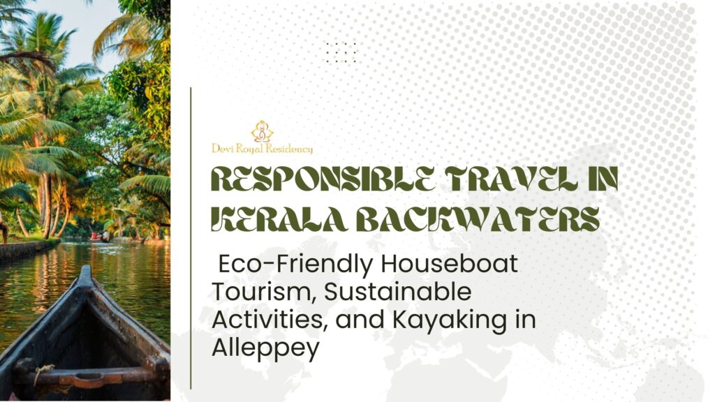 responsible travel in Kerala backwaters