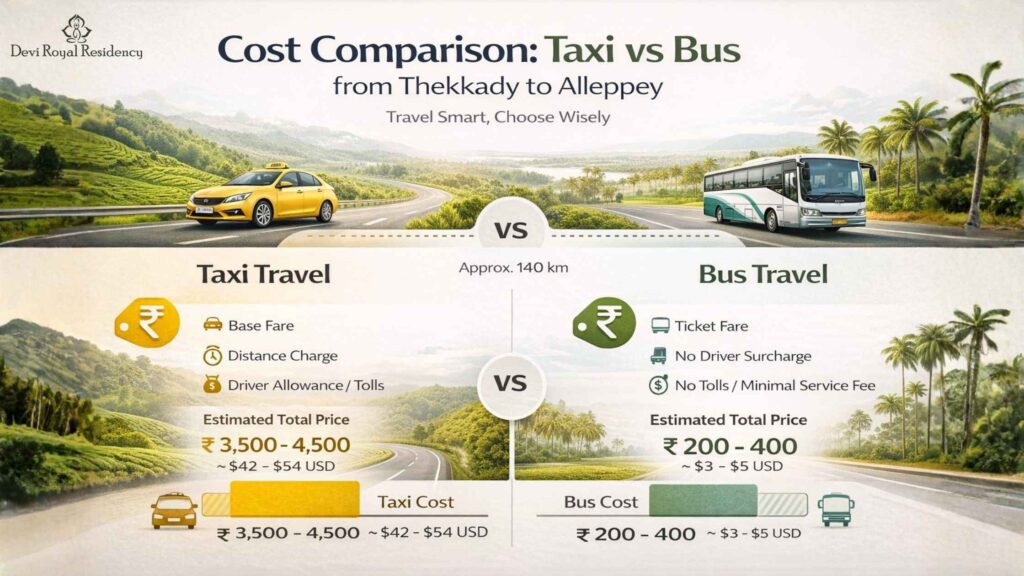 Taxi vs Bus