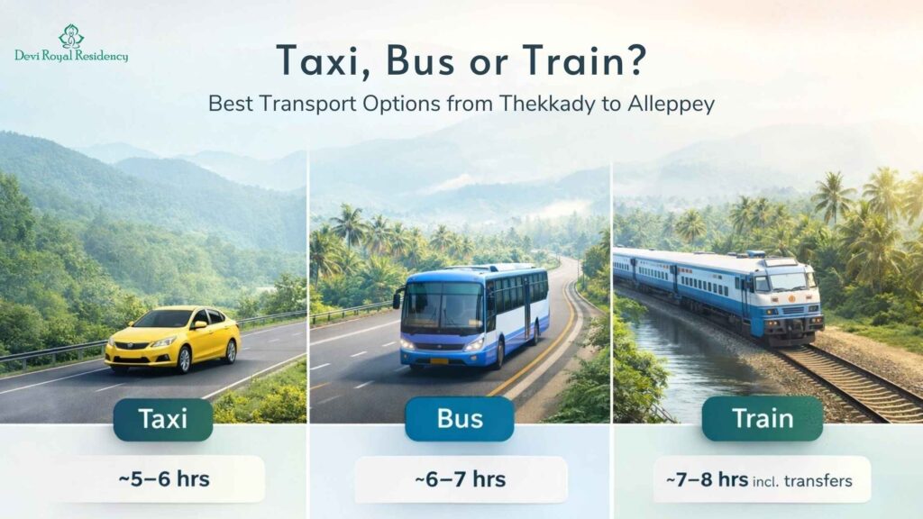 Transport option to thekkady