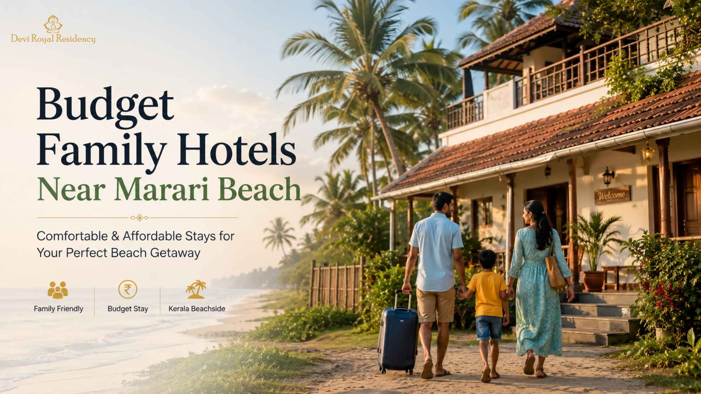 Budget Family Hotels Near Marari Beach