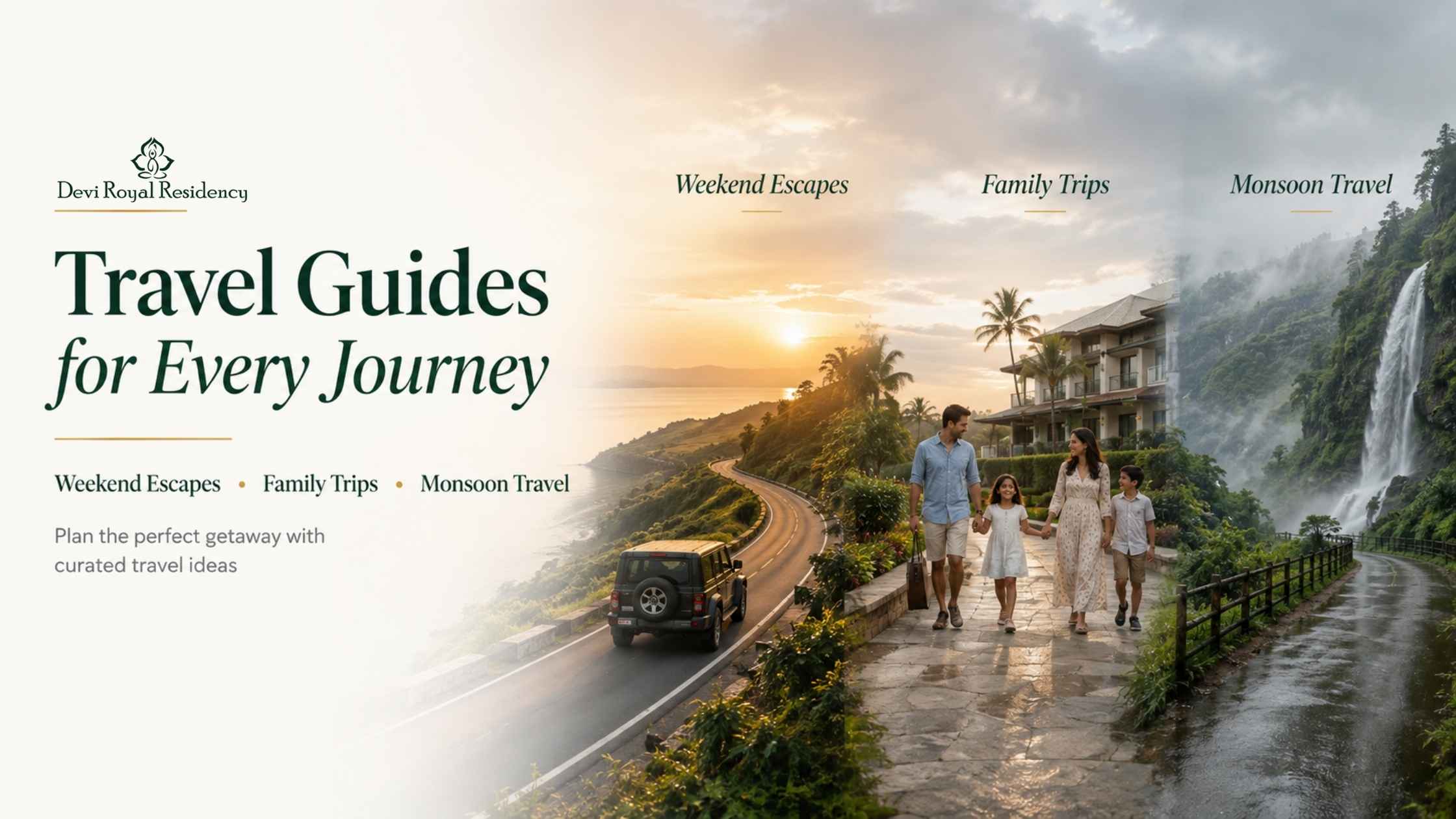 Travel Guides for Weekend Escapes, Family Trips & Monsoon Travel