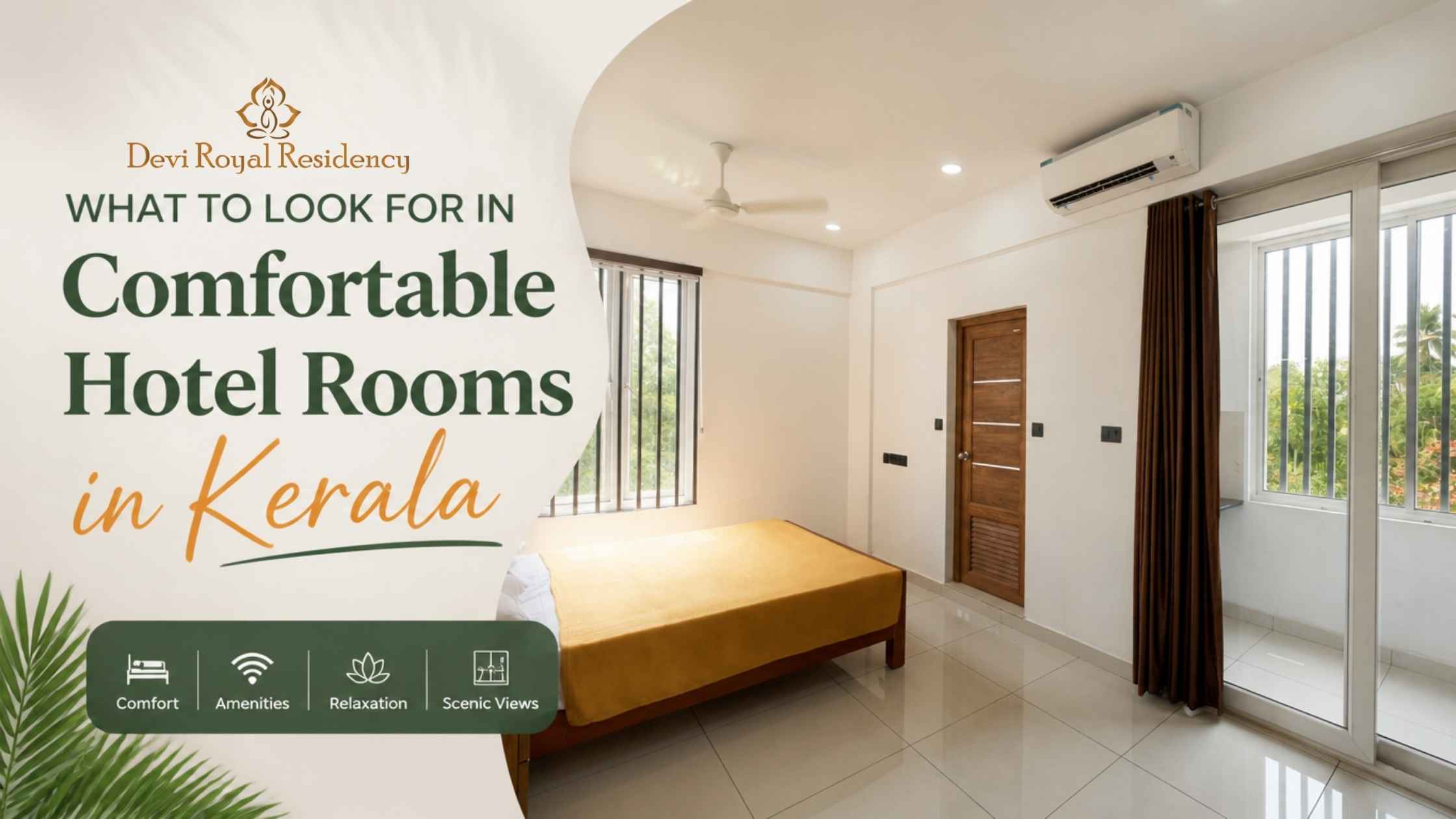 What to Look for in Comfortable Hotel Rooms in Kerala